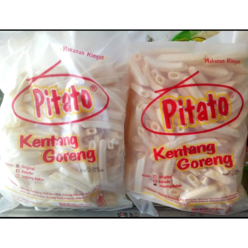 

Pitato Original & Balado / jajan kiloan / jajan lebaran / cemilan / asul-asul / oleh-oleh