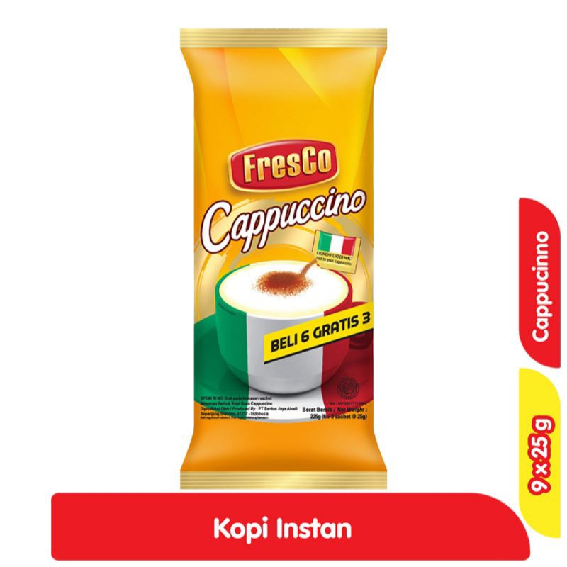 

FresCo Kopi Cappuccino 6+3 x 25 g