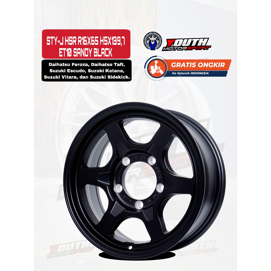 velg r16 original  hsr untuk katana,jimny,feroza,taft dll
