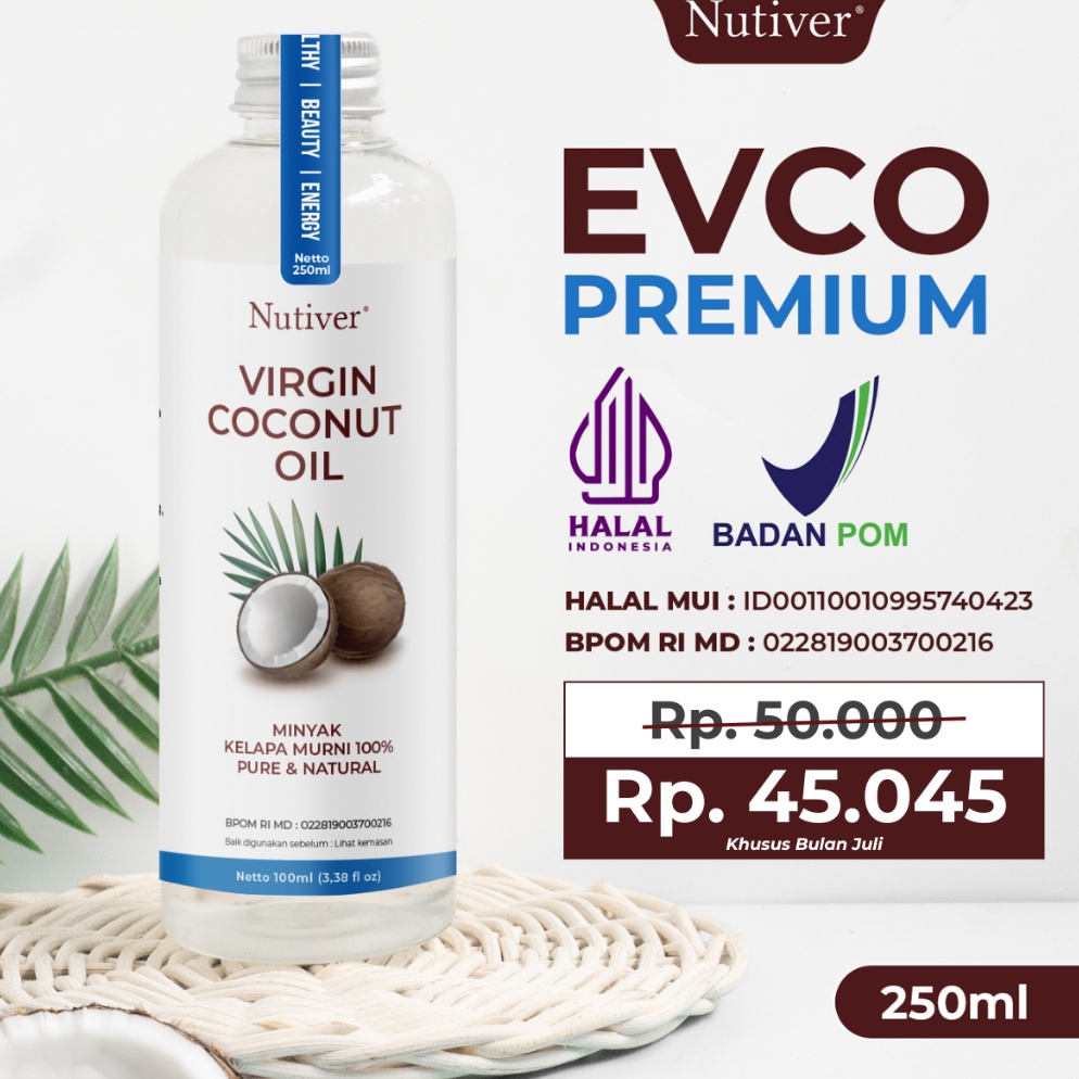 

Big Deal NUTIVER PREMIUM 25ml E EXTRA MINYAK KELAPA MURNI ASLI ORIGINAL MINYAK 25 ml