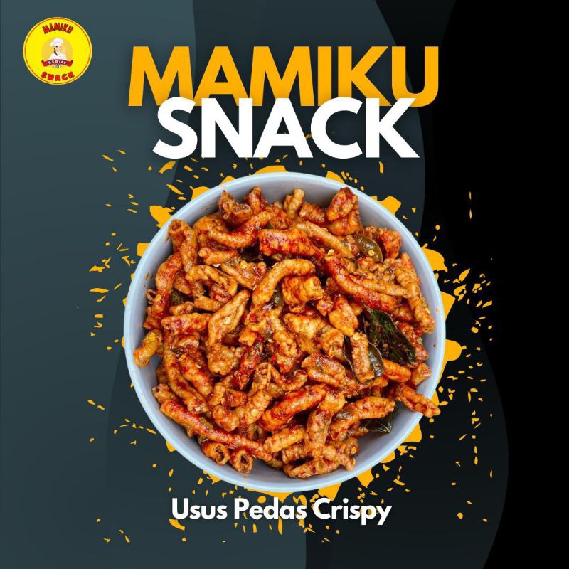 

MAMIKU SNACK - USUS PEDAS CRISPY / KERIPIK USUS / KERIPIK USUS BALADO / USUS AYAM / SNACK / CEMILAN / MAKANAN RINGAN