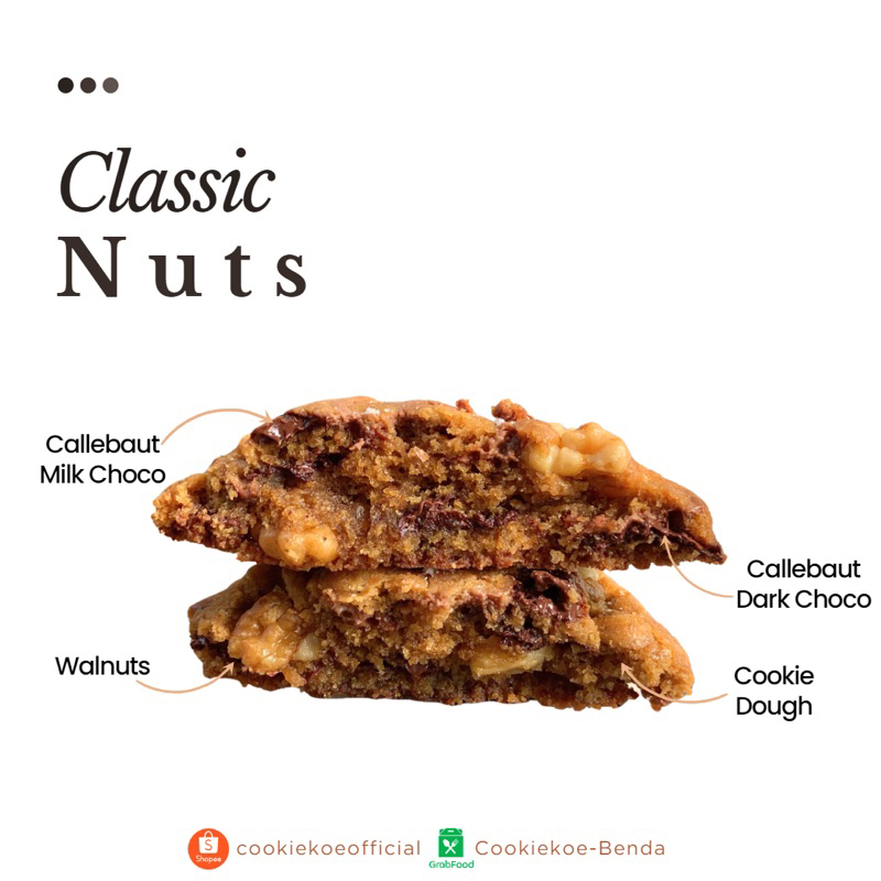 

Classic Nuts Soft Cookies