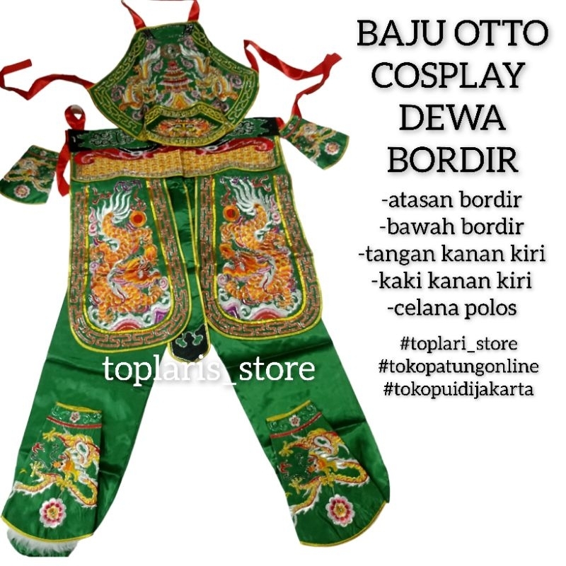 Baju Tatung Otto Set Kuning NAGA COSPLAY DEWA