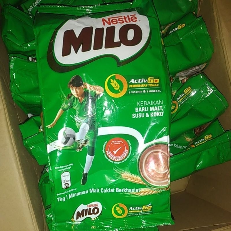 

Milo Refill 1kg 1bungkus