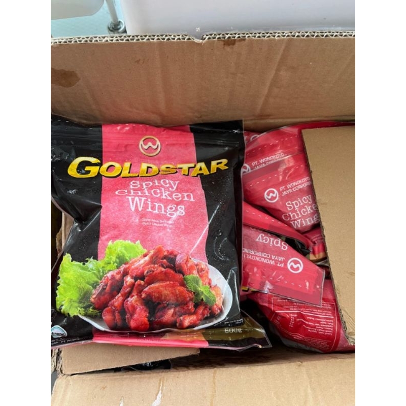 

Goldstar Spicy Wings 500gr Kirim Instan/sameday Only