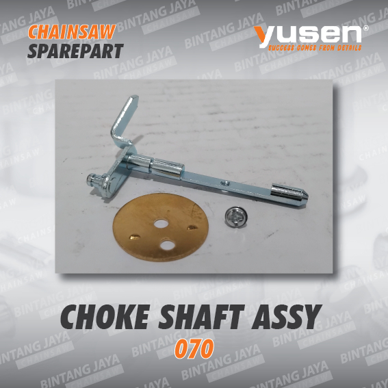 Choke Shaft Assy Chainsaw Yusen 070 As Chuck Sparepart Gergaji Pohon Mesin Potong Kayu Senso