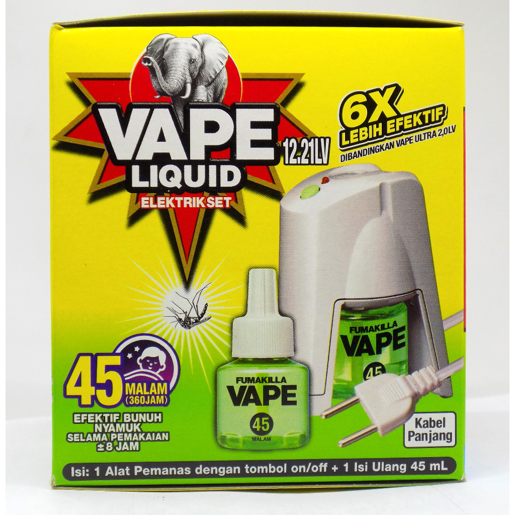 Fumakilla Vape Ultra 45 6X Obat Nyamuk Elektrik 45ml