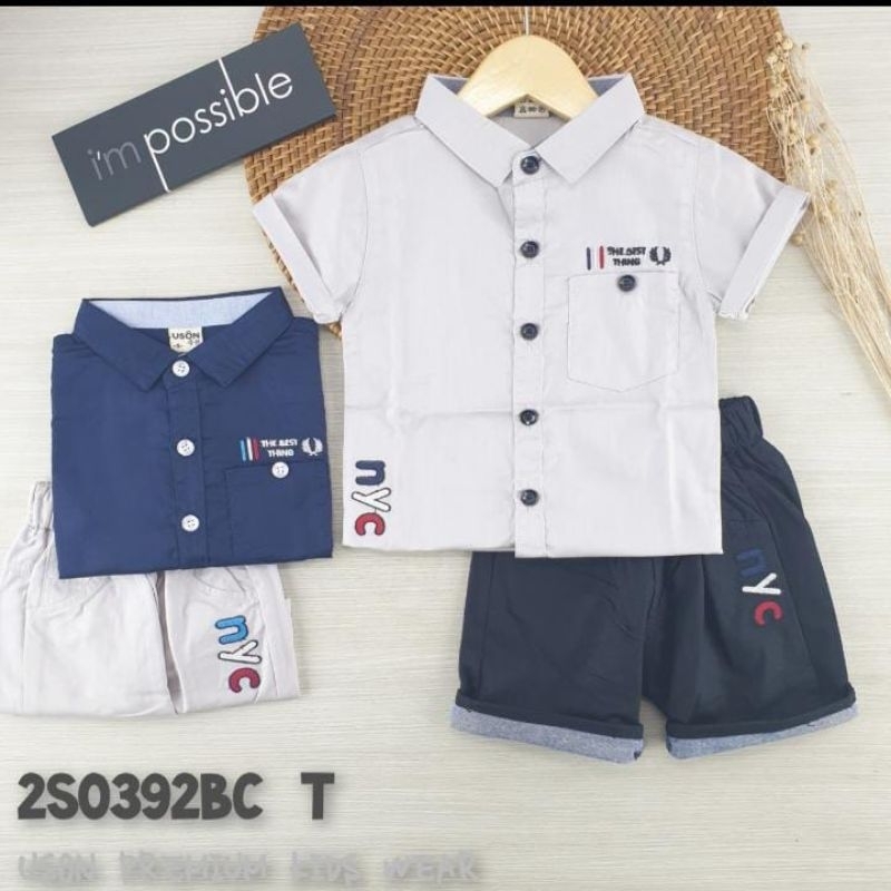 Setelan Kemeja Uson The Best Thing NYC