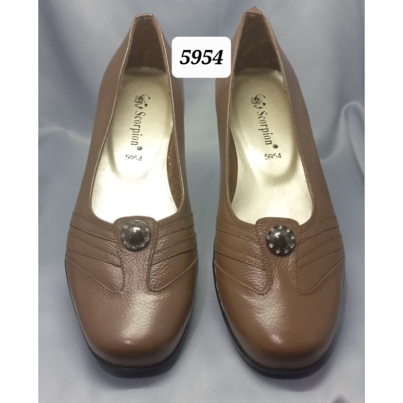 Sepatu Scorpion - 5954 Sepatu Kulit Pantofel Wanita Flat Shoes