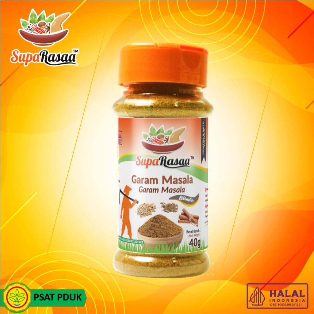 

Garam Masala Bubuk SupaRasaa Botol 40Gr - Perpaduan Rempah yang Kaya Rasa