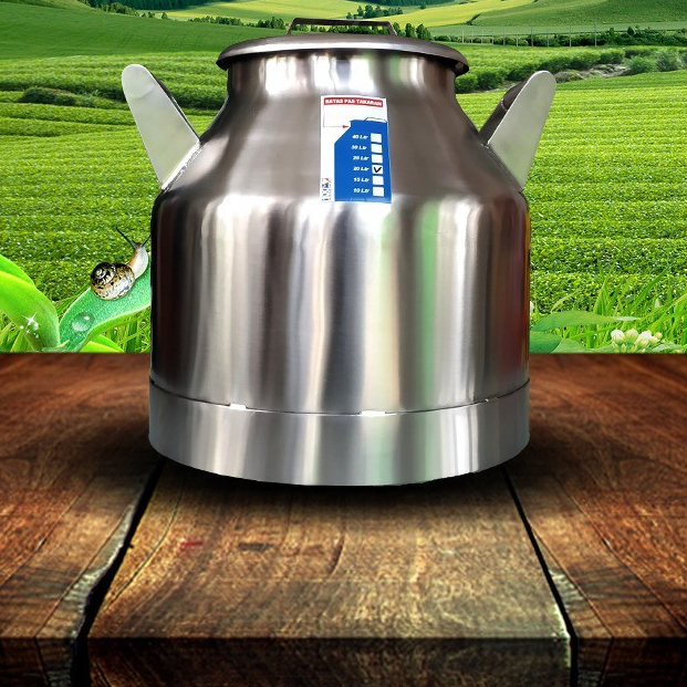 Milk Can Stainless Steel 20 Liter - Star Farm