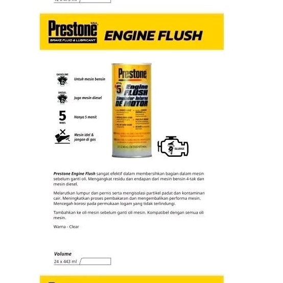 Engine Flush Prestone