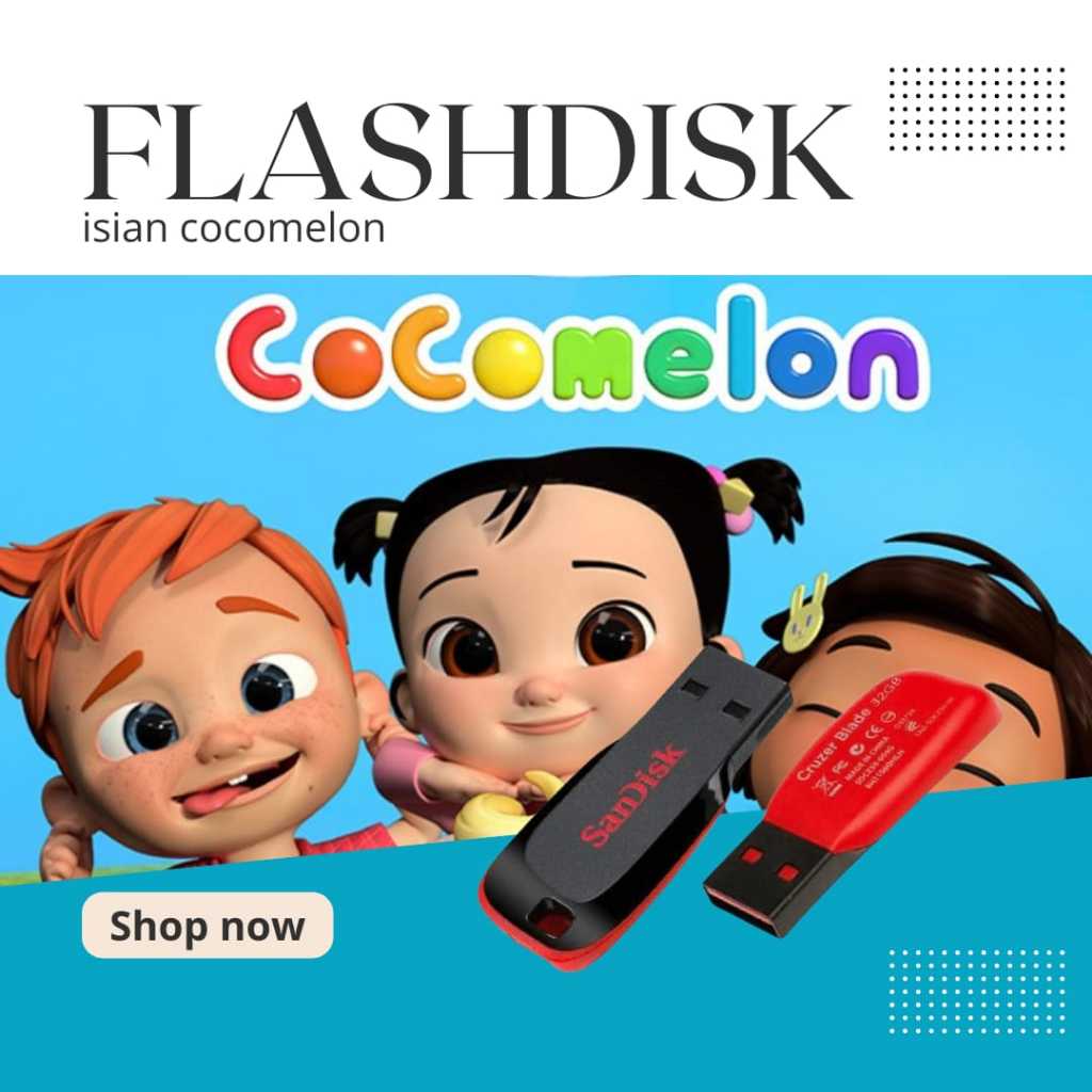 flashdisk isian cocomelon untuk anak mp4