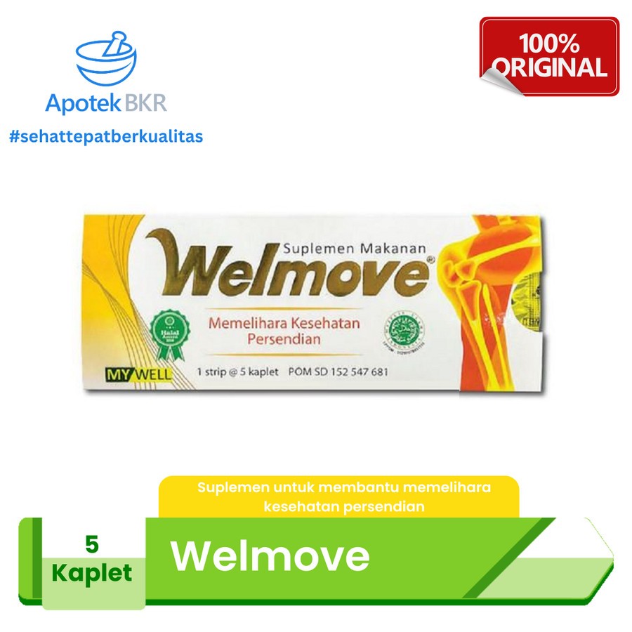 Welmove dan Welmove Ultra - Suplemen Sendi Isi 5 Kaplet