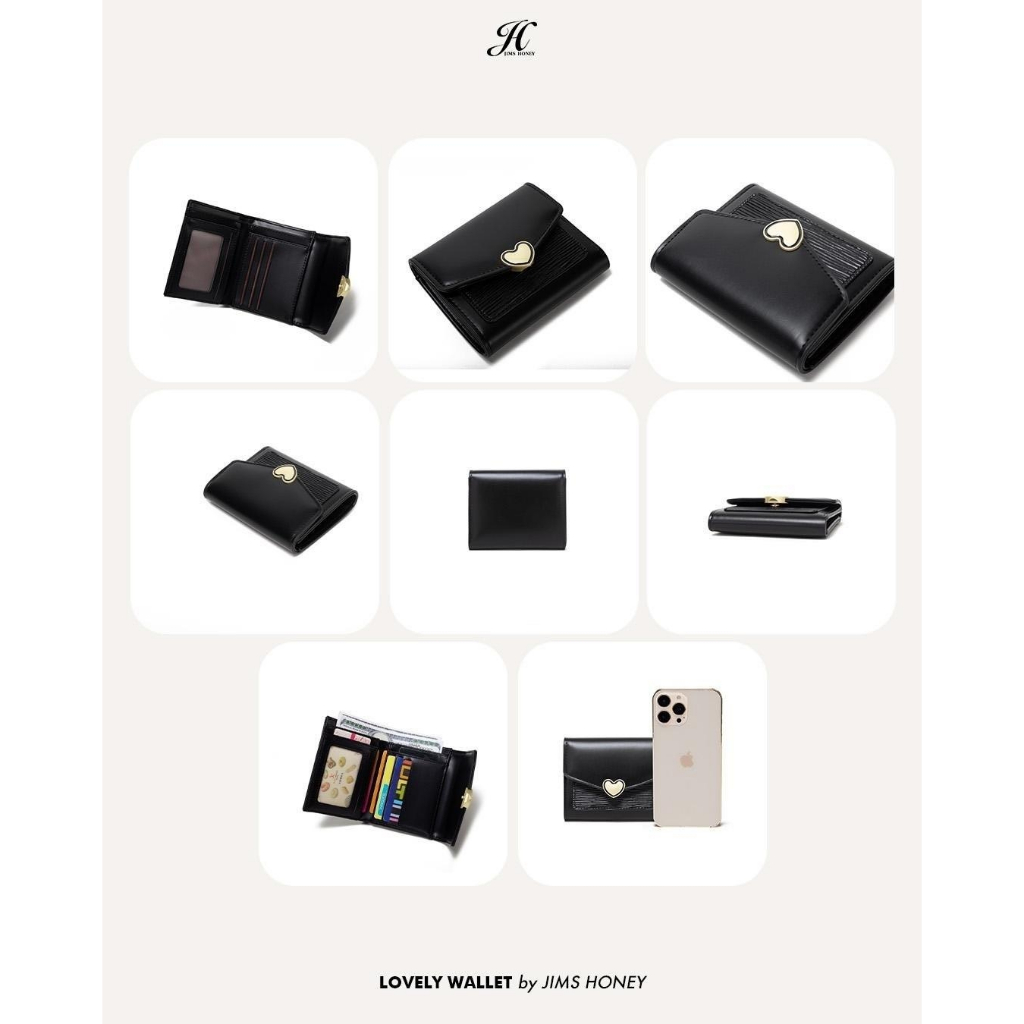 JIMS HONEY LOVELY WALLET Dompet Kecil Lipat Wanita Cewek Fashion Jimshoney Casual Terbaru