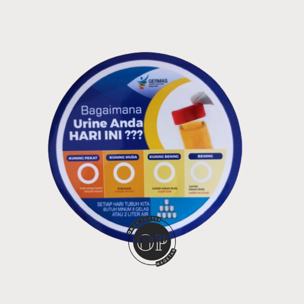 

Stiker Indikator Urin - Bagaimana Urin Anda Hari Ini - Stiker Vinyl