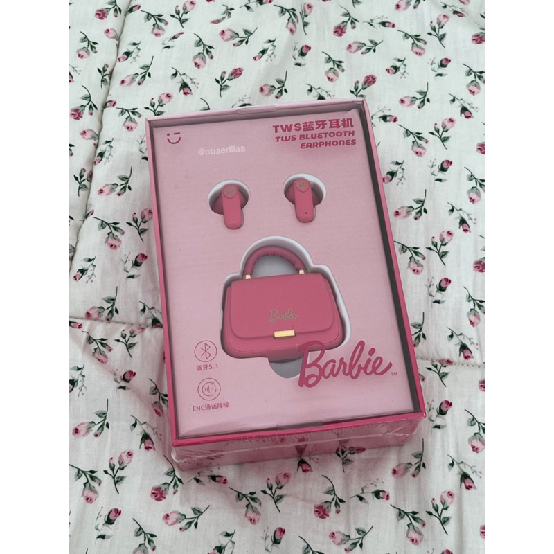 TWS MINISO X BARBIE wireless bluetooth earphones miniso barbie