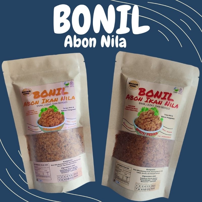 

Abon ikan nila abon ikan tanpa MSG bonil 100%ikan asli