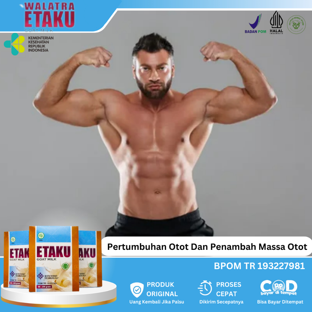 Susu Suplemen & Vitamin Pembentuk Otot, Suplemen Penambah Massa Otot, Pembentuk Massa Otot Perut Oto