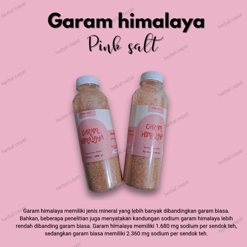 

Garam himalaya 250gr promo garam sehat