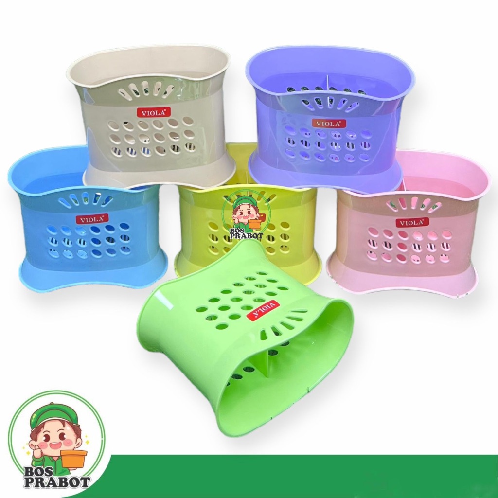 TEMPAT SENDOK PLASTIK MINI WARNA PASTEL