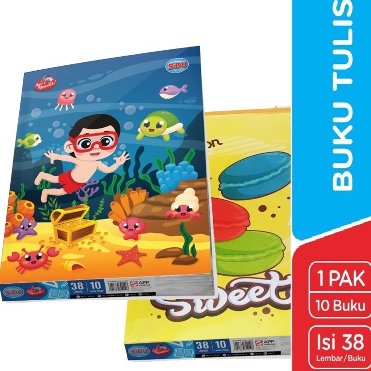 

Sidu Buku Tulis Garis 38 Lembar 1 buku BCGMR4541