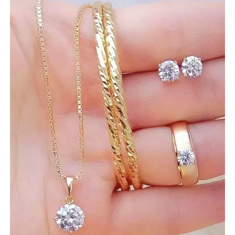 PERHIASAN SET TITANIUM WANITA DEWASA