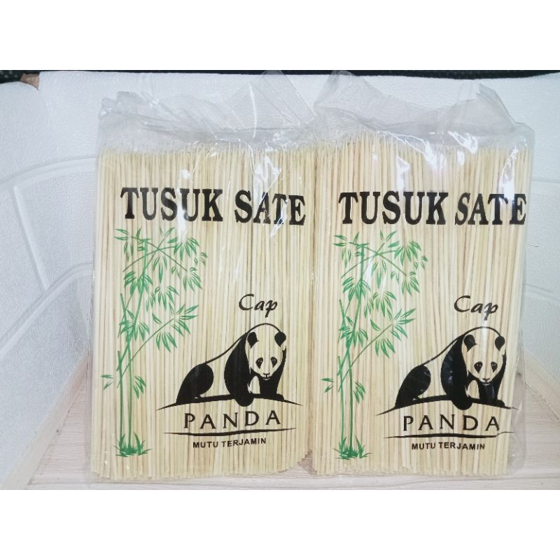 Tusuk sate cap panda/Tusuk sate bambu 20cm