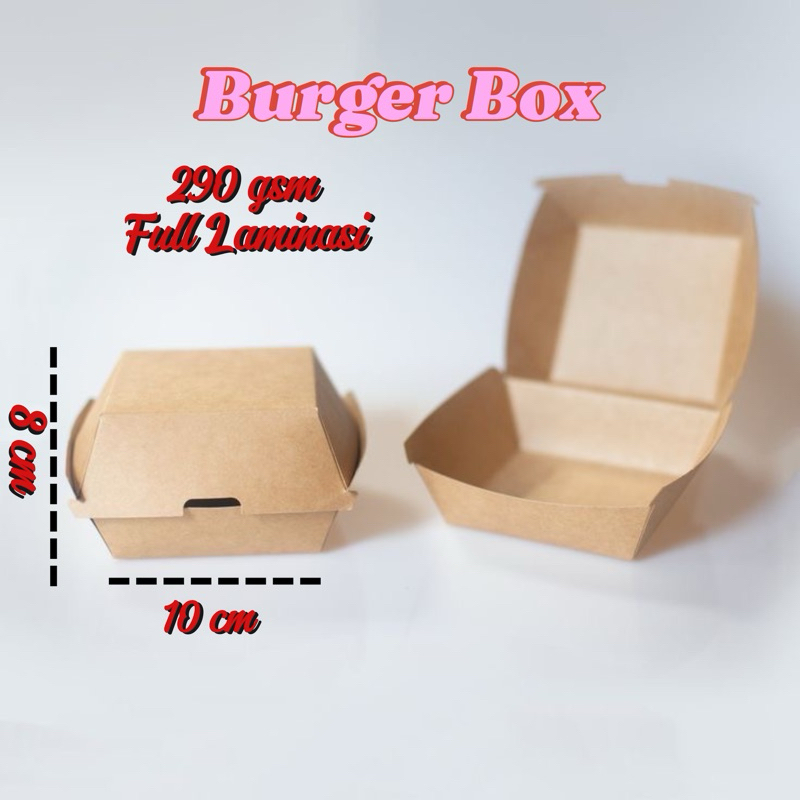 

Burger Box Full Laminasi Box Burger