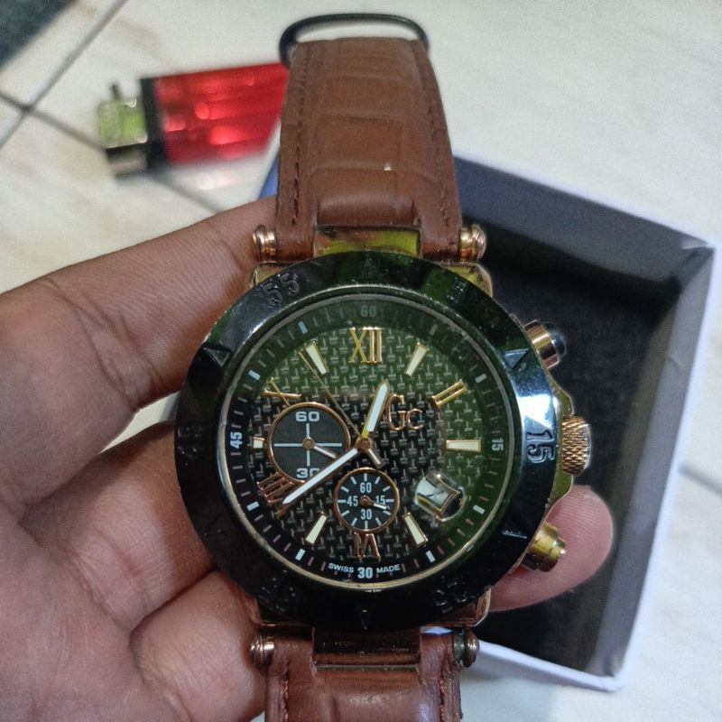 jam tangan Chronograph GC preloved second bekas