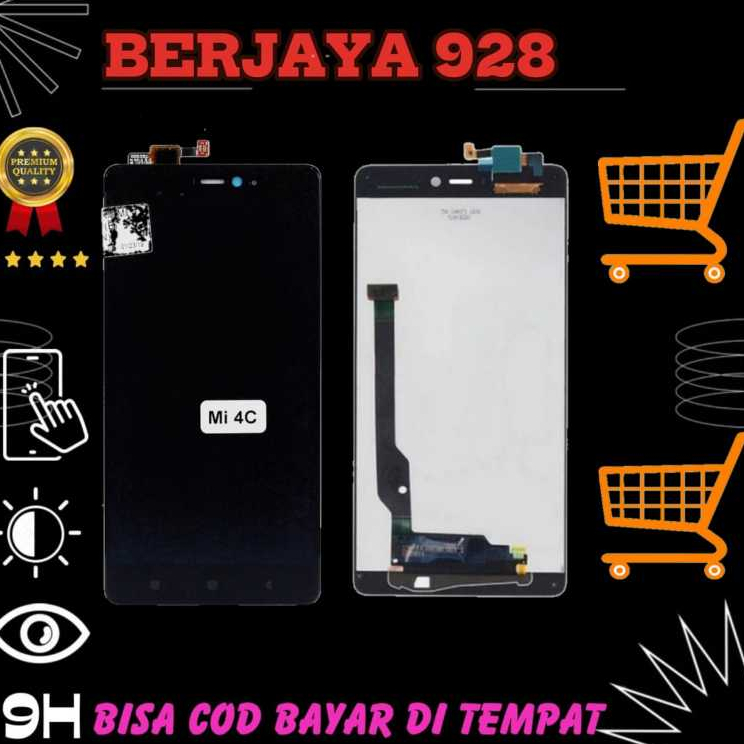 LCD TOUCHSCREEN XIAOMI MI4C FULLSET ORIGINAL NEW