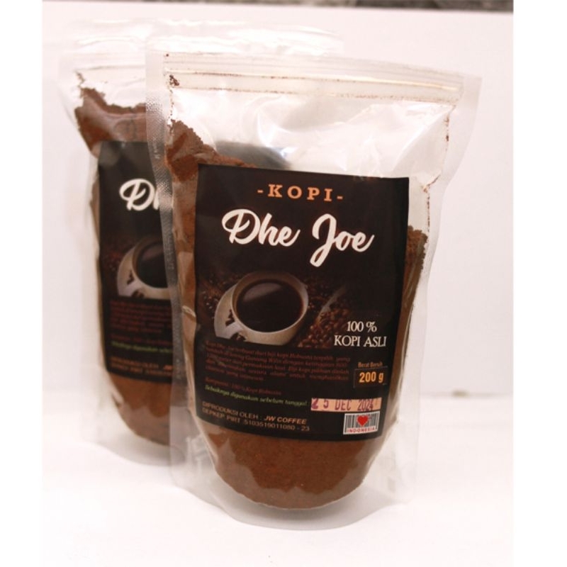 

Kopi Robusta 100% Dhe Joe 200g