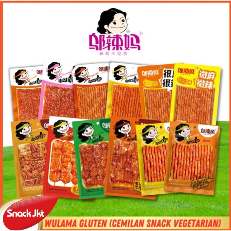 

ANEKA Wulama Gluten Spicy Tofu Latiao Cemilan Snack Vegetarian