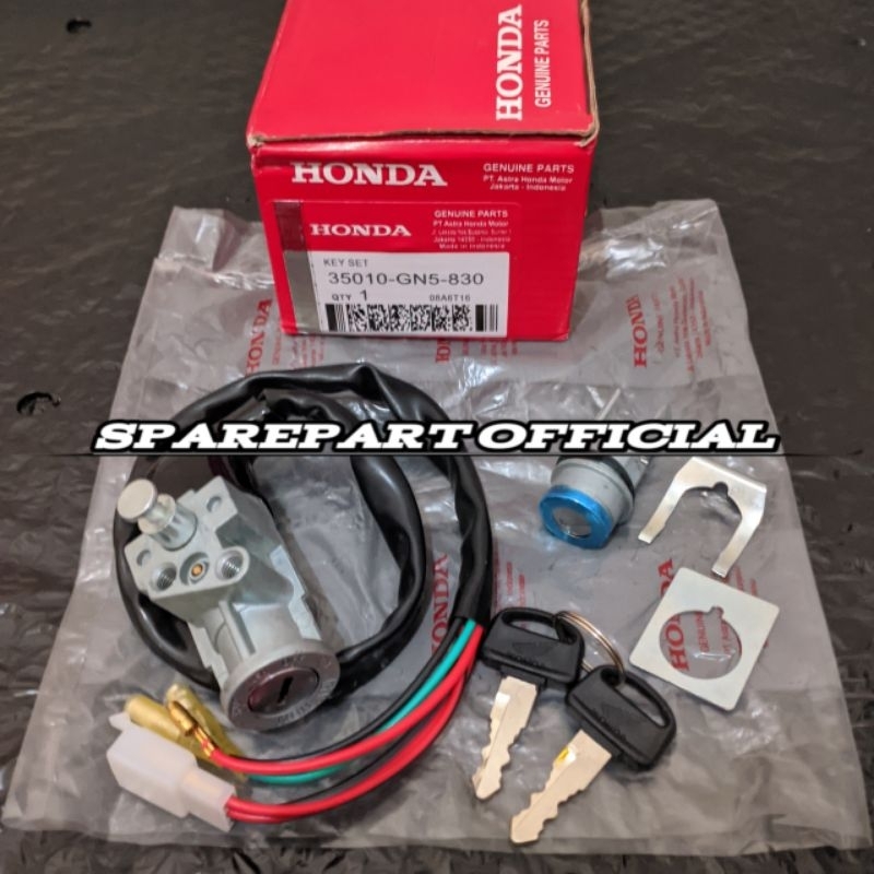 Kunci Kontak 1Set Original Honda Motor Grand/Legenda /Astrea