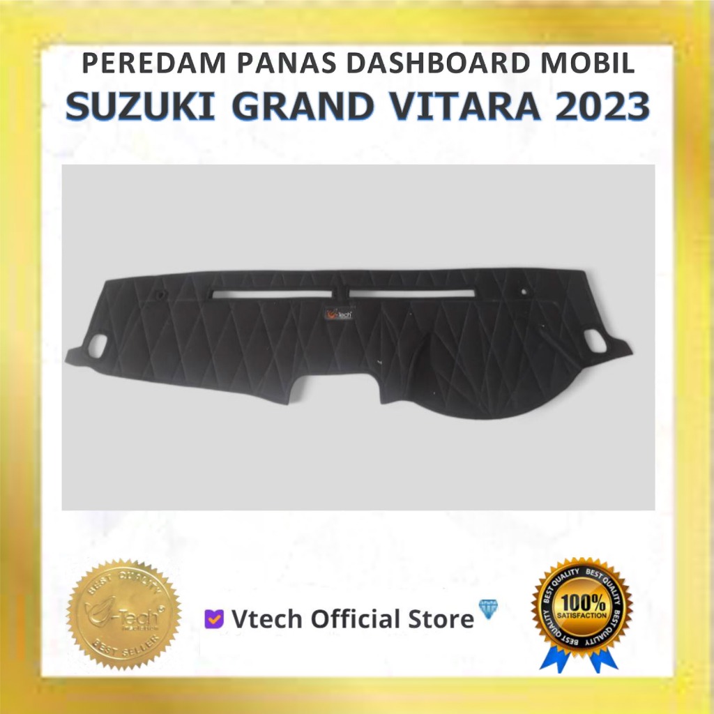 VTECH Topi Cover Lapisan Dashboard Peredam Panas Suzuki Grand Vitara 2023