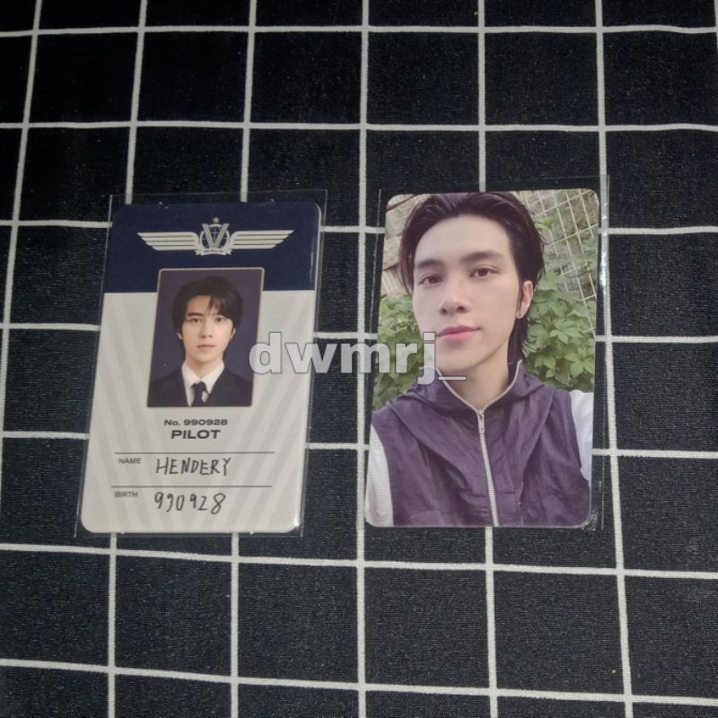 Photocard Hendery Pilot SG21 | Photocard Hendery Universe 2021 | NCT | WAYV | Photocard nct murah
