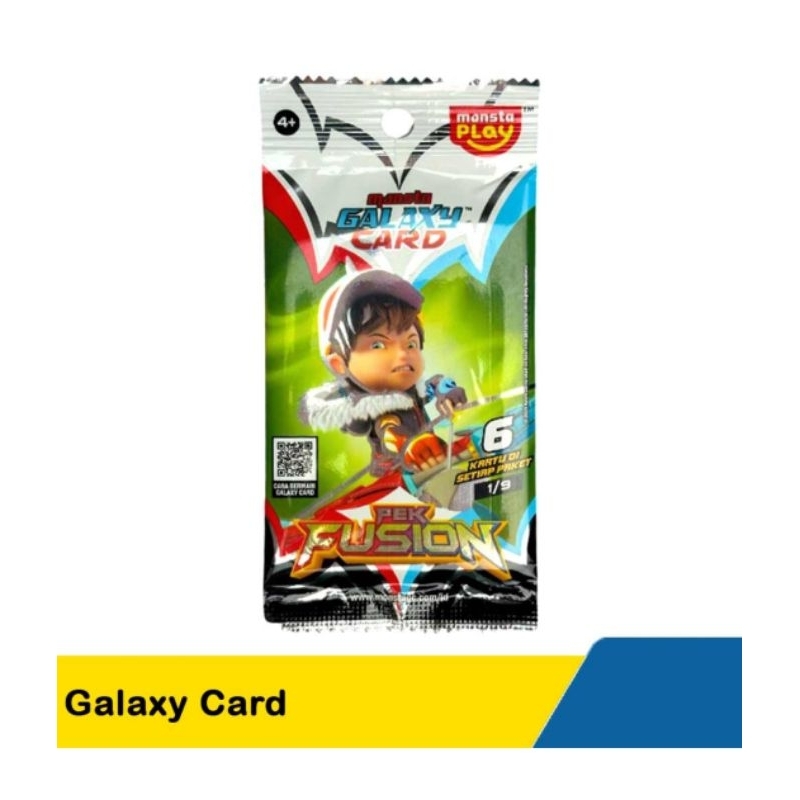 Boboiboy Galaxy Card Original Monsta (Random) 1 pcs