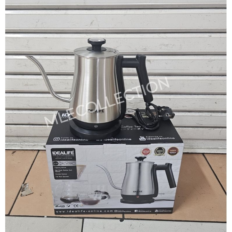 TEKO LISTRIK LEHER ANGSA IDEALIFE IL 112 / KETTLE ELECTRIC GOOSE NECK IDEALIFE