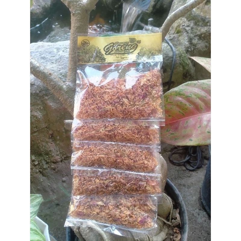 

Brambang goreng renteng besar