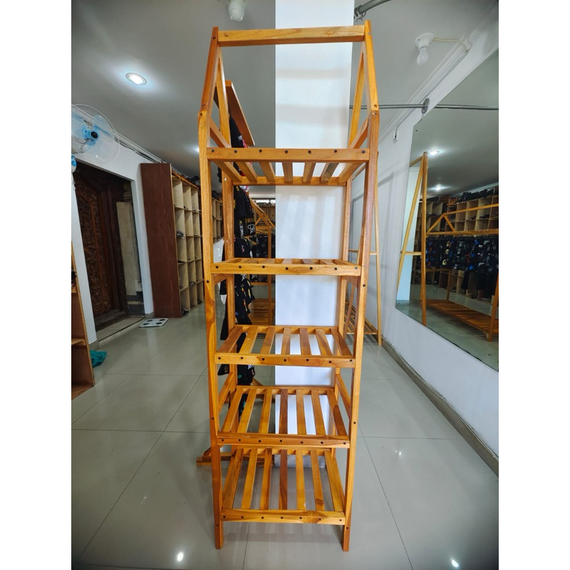 RAK BUKU RAK SERBAGUNA MODEL SEGITIGA