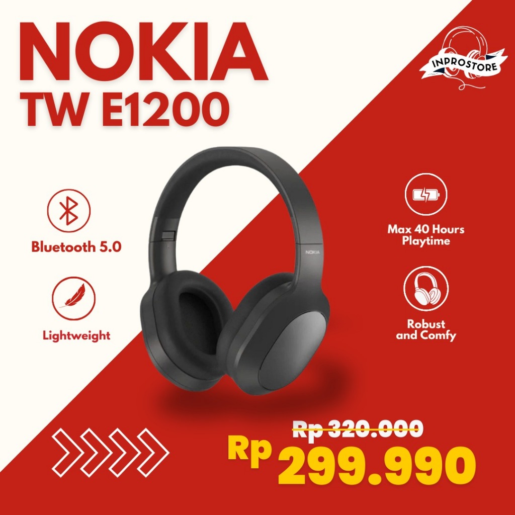 NOKIA ESSENTIAL TRUE WIRELESS EARPHONES E1200 ANC