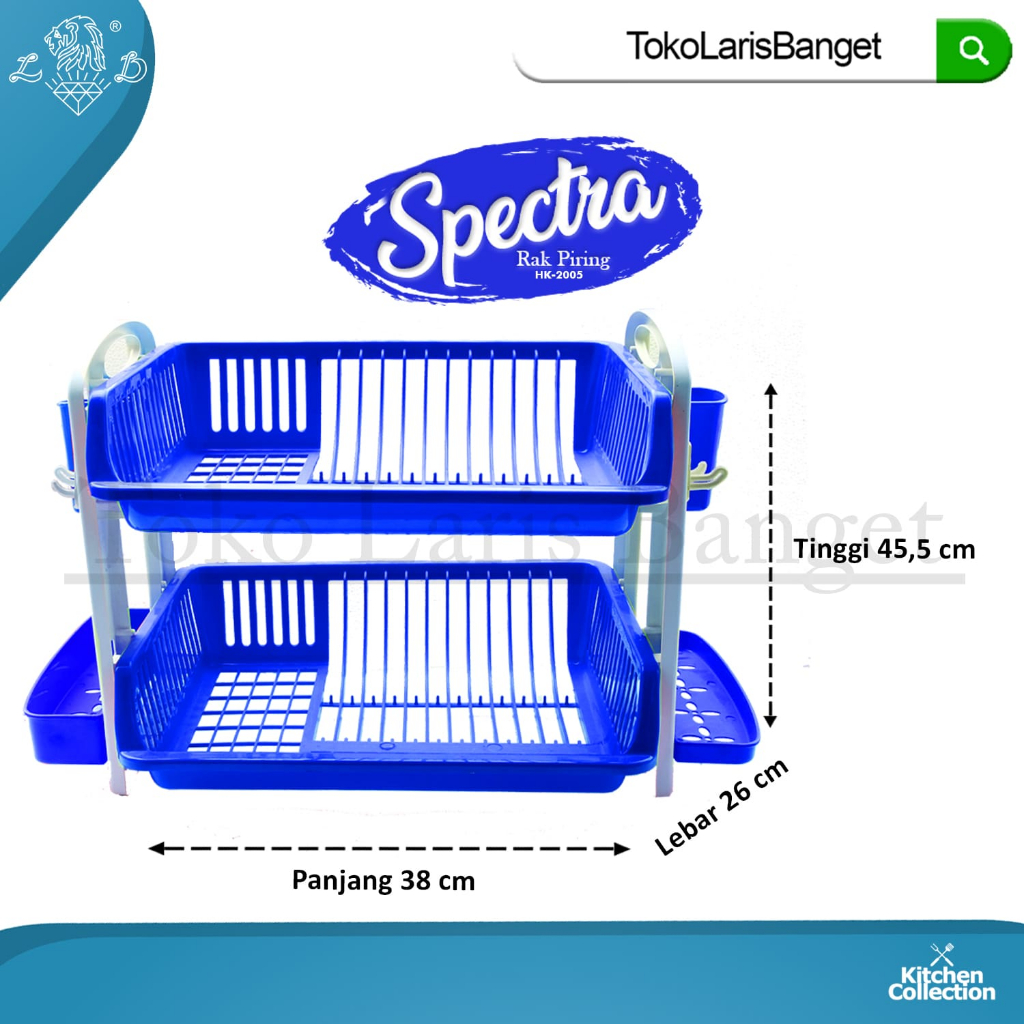 RAK PIRING SPECTRA/RAK PIRING SERBAGUNA/RAK PIRING PLASTIK
