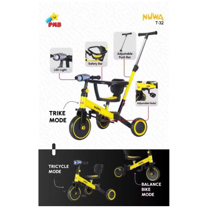 Sepeda roda tiga tricycle IORA T32
