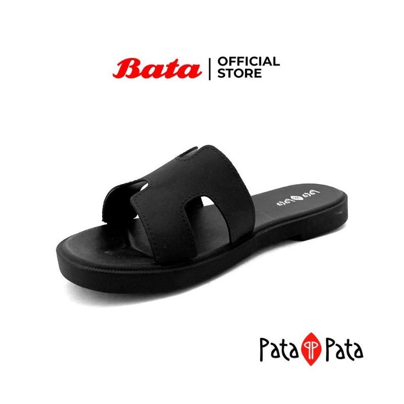 Patapata sandal wanita brown and black