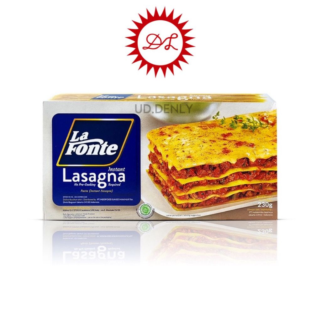 

Lafonte Lasagna Pasta Instan 230gr / 450gr