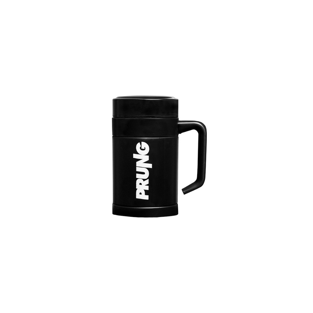 Prung Presscup Gelas Mug Tahan Panas dan Dingin Termos Tumbler Warna Hitam