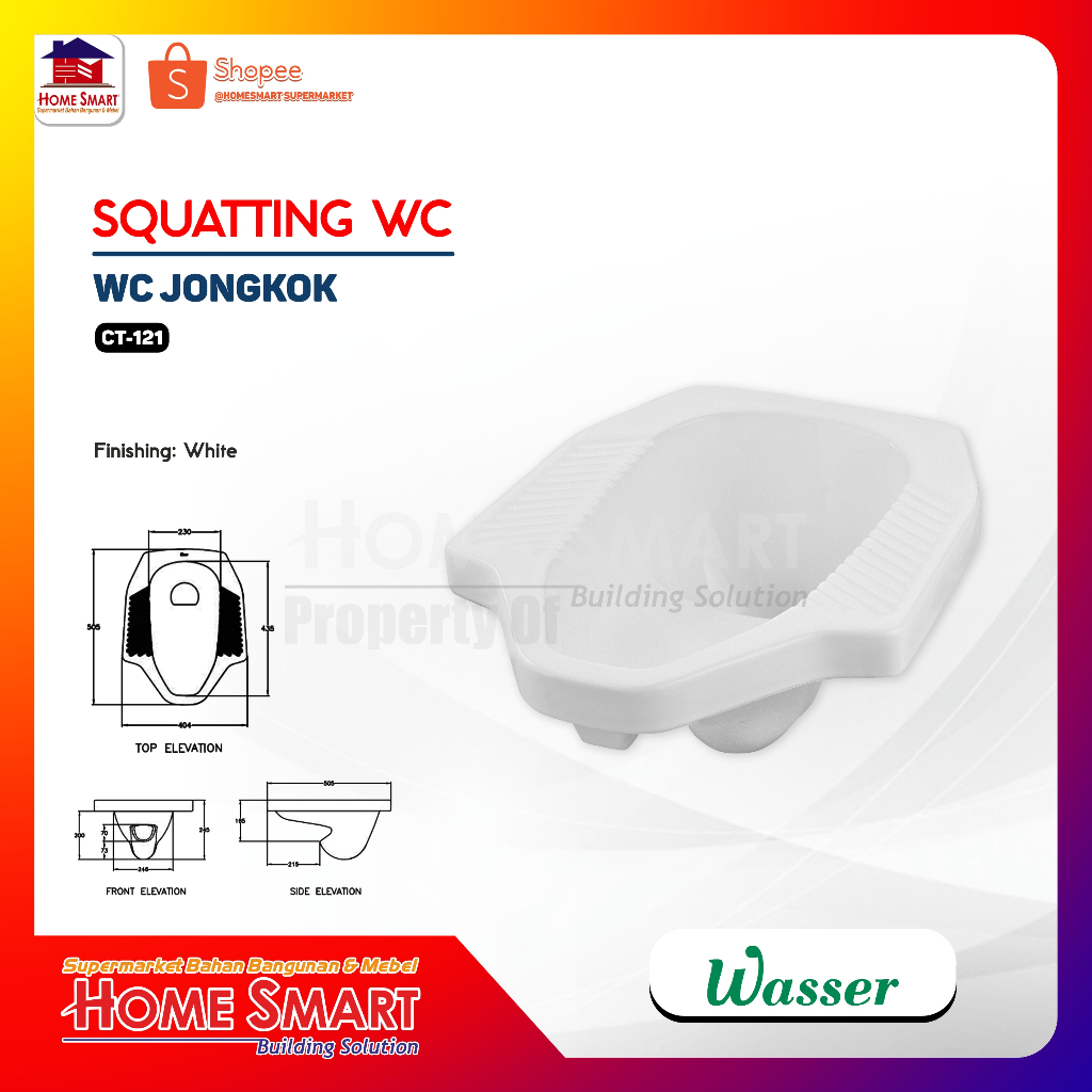 Kloset Jongkok Wasser CT 121