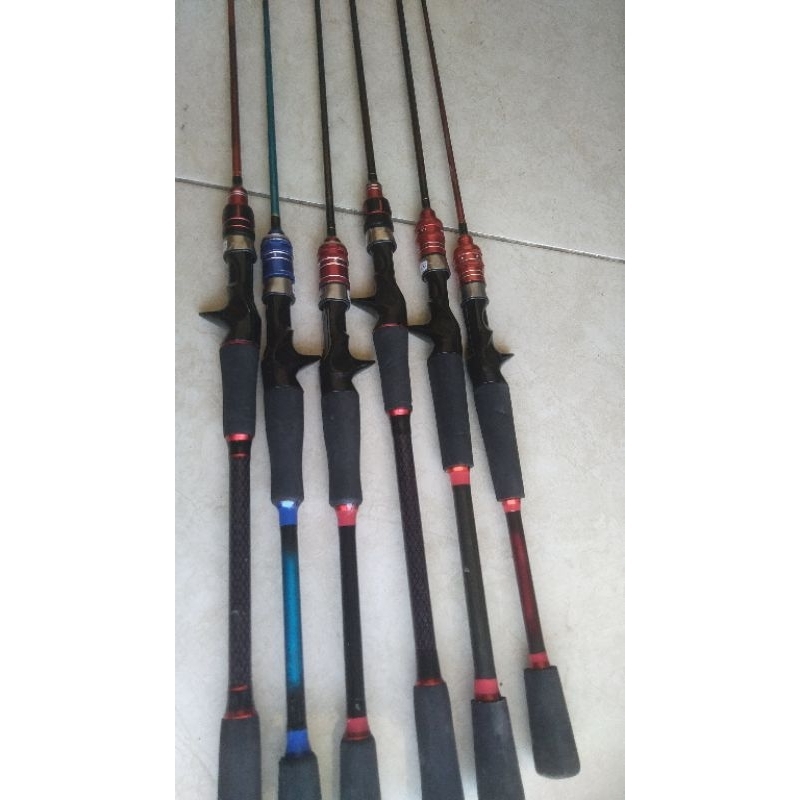 joran baicasting pnjng 180cm bahan ful carbon sutet 7mm tanpa sambung