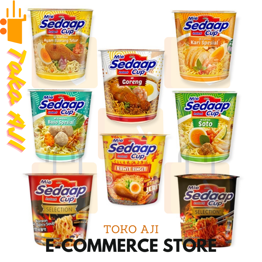 

Mie sedaap cup all varian