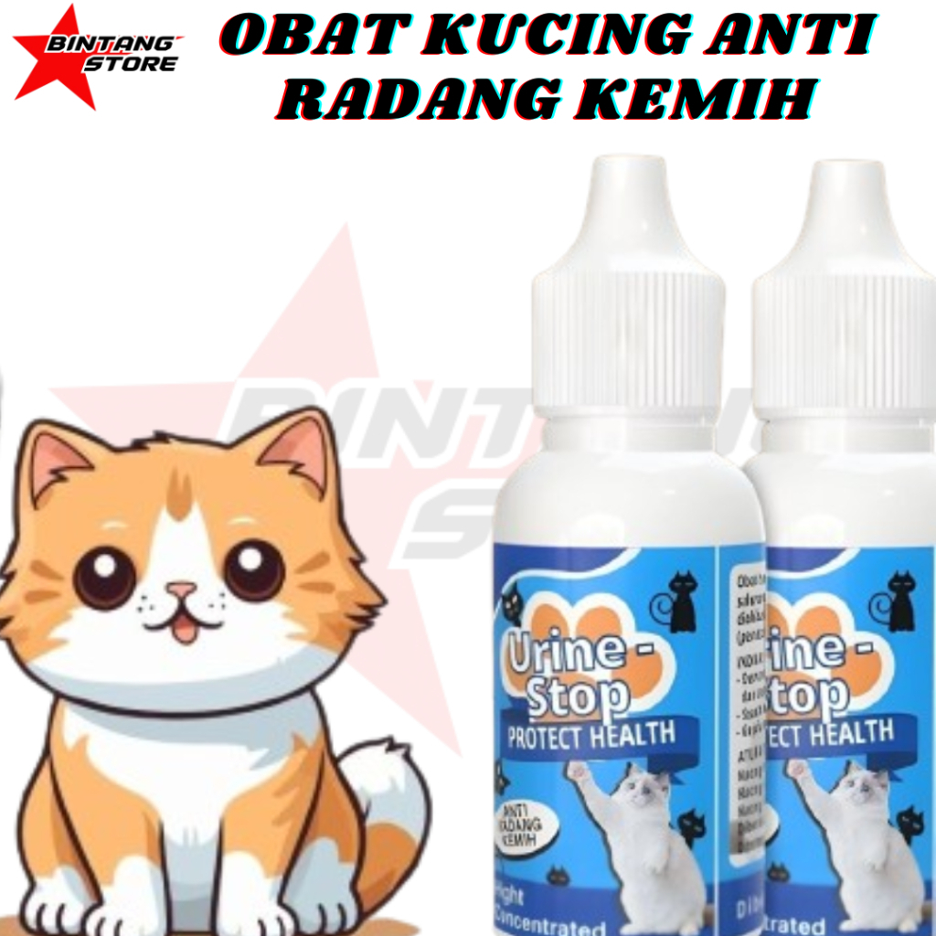 Obat Kucing Anti Radang Kemih Kencing Berdarah Susah Buang Air Kecil Pipis Kucing Ampuh
